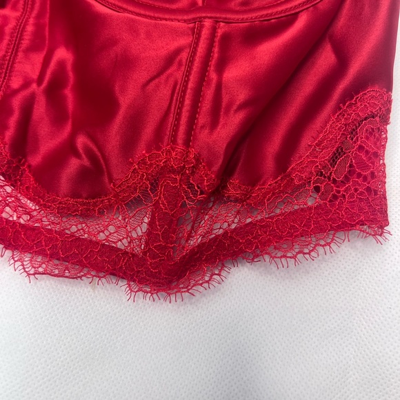 Victorias Secret Like New Red Corset Top - Picture 6 of 10